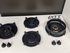 Pitt DEMPO 34 Inch Modular 4 Burner Gas Cooktop 50,000 BTUs Top Controls Auto Spark Two dual ring power burners