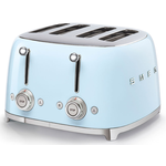 Smeg TSF03PBUS Retro 50's Style 4-Slot Toaster 1800 W Pastel Blue disco@aniks.ca