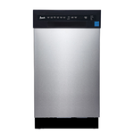 Avanti DW1833D3SE 18 Inch Dishwasher Front Controls